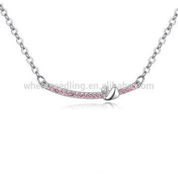 Collier en diamant Swan simple coloré Accessoires pour femmes